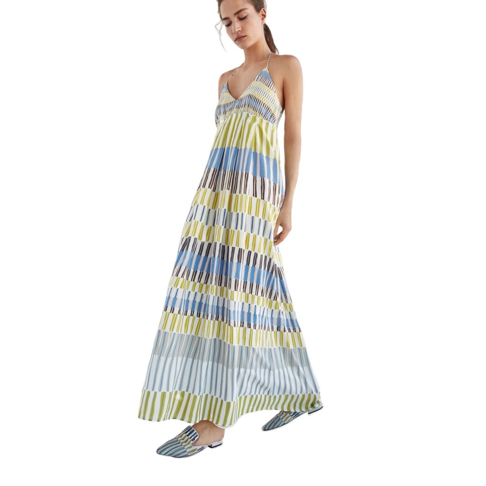 Massimo Dutti | silk maxi dress